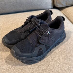 Kids Black Athletic Sneakers